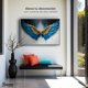 thumbnail image 3 of Cuadro Decorativo Marco Flotante Vuelo Celestial 90x60 Canvas Revolution Marco Blanco, 3 of 3