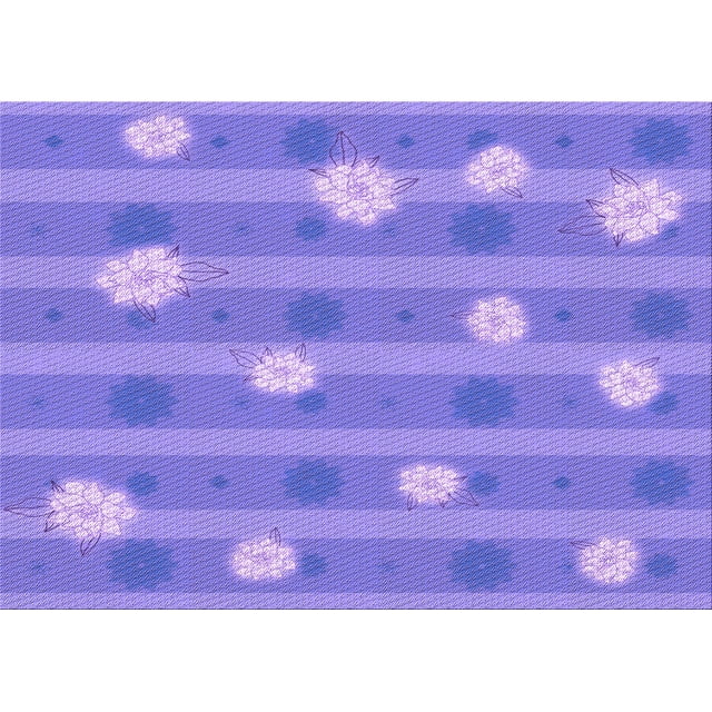Ahgly Company Machine Washable Indoor Rectangle Transitional Purple Mimosa Purple Area Rugs, 2' x 3'