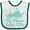 White and Green, variant on Inktastic Memaw Loves Me Grandchild Whale Boys or Girls Baby Bib