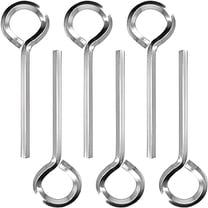 FACEGA 6 pcs Standard Hex Key Metal Hex Key Metal Hex Wrench Hex Door Key for Exit Devices