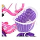 thumbnail image 4 of Bicicleta Entrenadora AEIOU R16 para Niña con Asiento para Muñeca Morado, 4 of 5