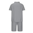 thumbnail image 5 of YYDGH Men's 2 Piece Short Sets Summer Suits Casual Beach Vacation Outfits Fashion Polo Shirts Short Sleeve and Shorts set, 5 of 6