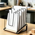 thumbnail image 7 of WUYVCG Under $5 Inclined File Storage Rack Segmented Vertical Slot File Storage Rack Metal File Classification Rack with Suitable for And Desktop File Storage Units, 7 of 7