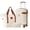 White A, variant on Luggage Sets 3 Piece Lightweight Hardside Rugged Travel Suitcase with Wheels, 22” x 14” x 9” Airline Approved, TSA Lock, Blue