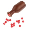 thumbnail image 1 of harper Pool Snooker Shaker Bottle Set with 16 Numbered Scoring Balls Versatile Billiard Dark Brown, 1 of 10