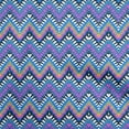 thumbnail image 1 of oneOone Velvet Medium Blue Fabric Ikat Sewing Craft Projects Fabric Prints By Yard 58 Inch Wide, 1 of 5