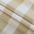 thumbnail image 4 of Charming Beige & White Buffalo Check 3 Pc Farmhouse Kitchen Curtain Set | 54" x 18" / 27" x 36" | Classic Country Style, 4 of 6