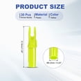 thumbnail image 2 of Uxcell Archery Arrows Nocks 6.2mm, Plastic Insert Arrow Nock Replacement Arrow Tails for Shooting Compound Recurve Yellow, 2 of 7