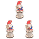 thumbnail image 1 of Contenedor Portabotellas Vino Navideño para Decoraciones Fiesta Navidad (nariz) Blanco, 1 of 2