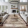 thumbnail image 3 of Rectangle Area Rugs 5 x 7 Ft, Farmhouse Wood Grain Non-Slip Residential Carpet, Vintage Country Barn Gate Brown Indoor Crawling Mats Runner Rugs for Living Room/Dining Room/Bedroom, 3 of 8