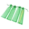 thumbnail image 4 of Bezall, 50 bolsas de regalo de organza, color verde, 26 x 6 cm, con cordón, 4 of 7