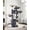 Dark Grey, variant on 66.9-inch Cat Tree for Indoor, Multi-Level Cat Tree with Large Platforms, Cozy Condos, Big Hammock, Toy Balls for Adult Cats, Light Grey