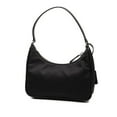 thumbnail image 2 of Pre-Owned Prada Triangle Logo Plate Re-Edition 2005 Handbag One-Shoulder Bag Black... (Good), 2 of 9