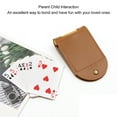 thumbnail image 4 of Game Board, Pocket Sized PU Leather Travel Track Game Board With 4 Pegs For Camping, 4 of 8