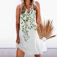 thumbnail image 2 of Vestido suelto con estampado de cuello redondo sin mangas informal de verano con estilo para mujer OAVQHLG3B Store lin121212, 2 of 5