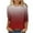 Wine, variant on DDAPJ pyju 3/4 Sleeve Tunic Blouses for Women,Gradient Casual T-shirt Crew Neck Workout Shirt Spring Summer Lightweight Tops