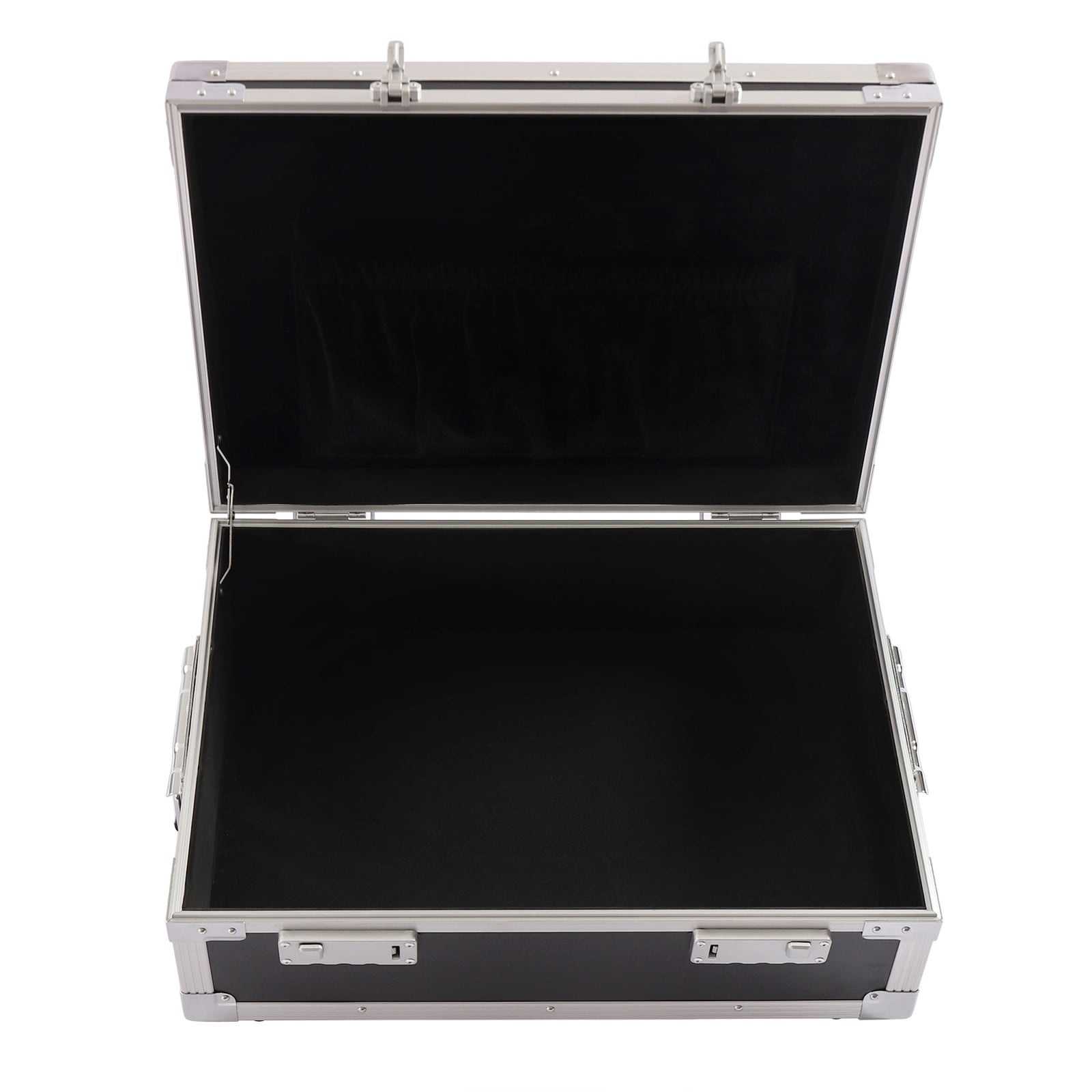 ToppiJoy Lockable Safe Storage Box, Locking Briefcase for Personal Items, Cash, Laptop Black