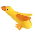 thumbnail image 3 of Juguete chirriante para perros, limpieza de dientes, juguete interactivo para masticar cachorros de peluche con forma de pato lindo para mascotas, 3 of 5