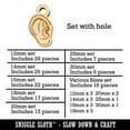 thumbnail image 2 of The Human Ear Wood Mini Charms Shapes DIY Craft Jewelry - With Hole - 18mm (17pcs), 2 of 7