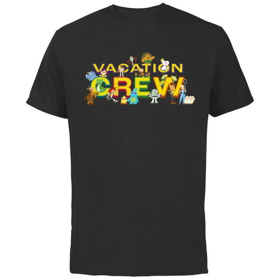 Disney and Pixar’s Toy Story Family Trip Vacation Crew - Short Sleeve Cotton T-Shirt for Adults - Customized-Black