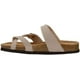 thumbnail image 4 of Sandalias para mujer con plantilla de corcho, sandalias deslizantes ajustables con doble hebilla para chanclas casuales de verano, sandalias de playa con punta abierta, 4 of 5