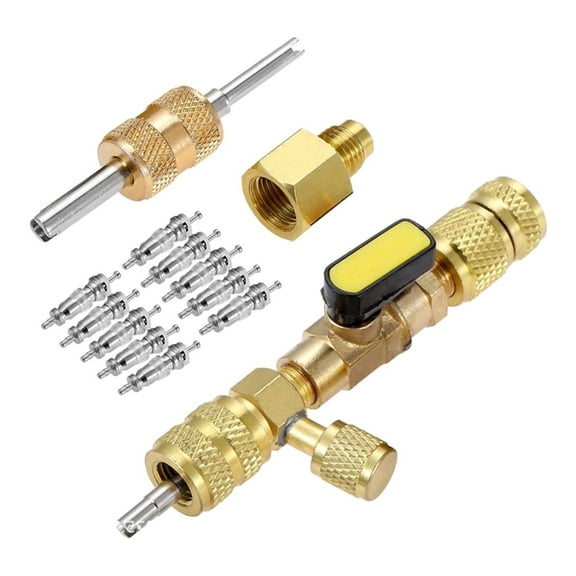 R410A R404A R407C R134A HVAC Valves Removal Installer Set Suitable for Refrigerant Cooling Repair