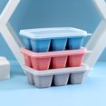 thumbnail image 3 of Vikakiooze 3 sets of ice maker 6 small compartments with cover, DIY personalized ice box making ice mold set, 3 of 9