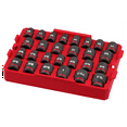 thumbnail image 2 of Milwaukee Tool SHOCKWAVE Impact Duty Socket 1/2&rdquo; Dr 27PC SAE TRAY Set, 2 of 2