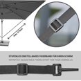 thumbnail image 3 of Wind Protection Parasols/Patio Umbrella/Canopy [Windproof - Weather Resistant - Suitable for Any Parasol with Locking Screw], 3 of 5
