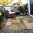 thumbnail image 6 of Addison Rugs Chantille Indoor/Outdoor Transitional Squares Terracotta Washable Rectangle Rug, 2'6" x 3'10", 6 of 6