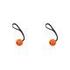 thumbnail image 3 of Methold Juguetes Balls Correa Cuerda Agarre de mano Entrenamiento Aburrimiento Breaker Alivio del estrés Fetch Suministros Accesorios Niños 5cm naranja 2piezas Methold CBP360158, 3 of 5