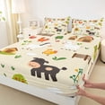 thumbnail image 3 of Homewish Western Rustic Farmhouse Queen Sheet Sets,Cartoon Horse Chicken Flat Sheet,Cute Daisy Flower Queen Fitted Sheet For Girls Teens,Super Cozy Room Decor,4-Piece, 3 of 7