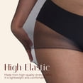 thumbnail image 3 of Manzi 4 Pack Plus Size Pantyhose for Women Sheer Stocking Black XL, 3 of 7