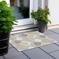 thumbnail image 6 of Addison Rugs Chantille Indoor/Outdoor Transitional Mid-century Modern Beige Washable Rectangle Rug, 1'8" x 2'6", 6 of 6