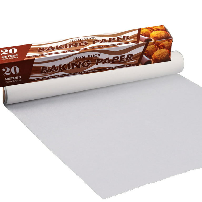Gefen Genuine Parchment Baking Paper, (12x50' =50 Square Feet) Great for  Oil Free Baking, Oven safe, Non Stick, Cutter Included, Vegan Friendly