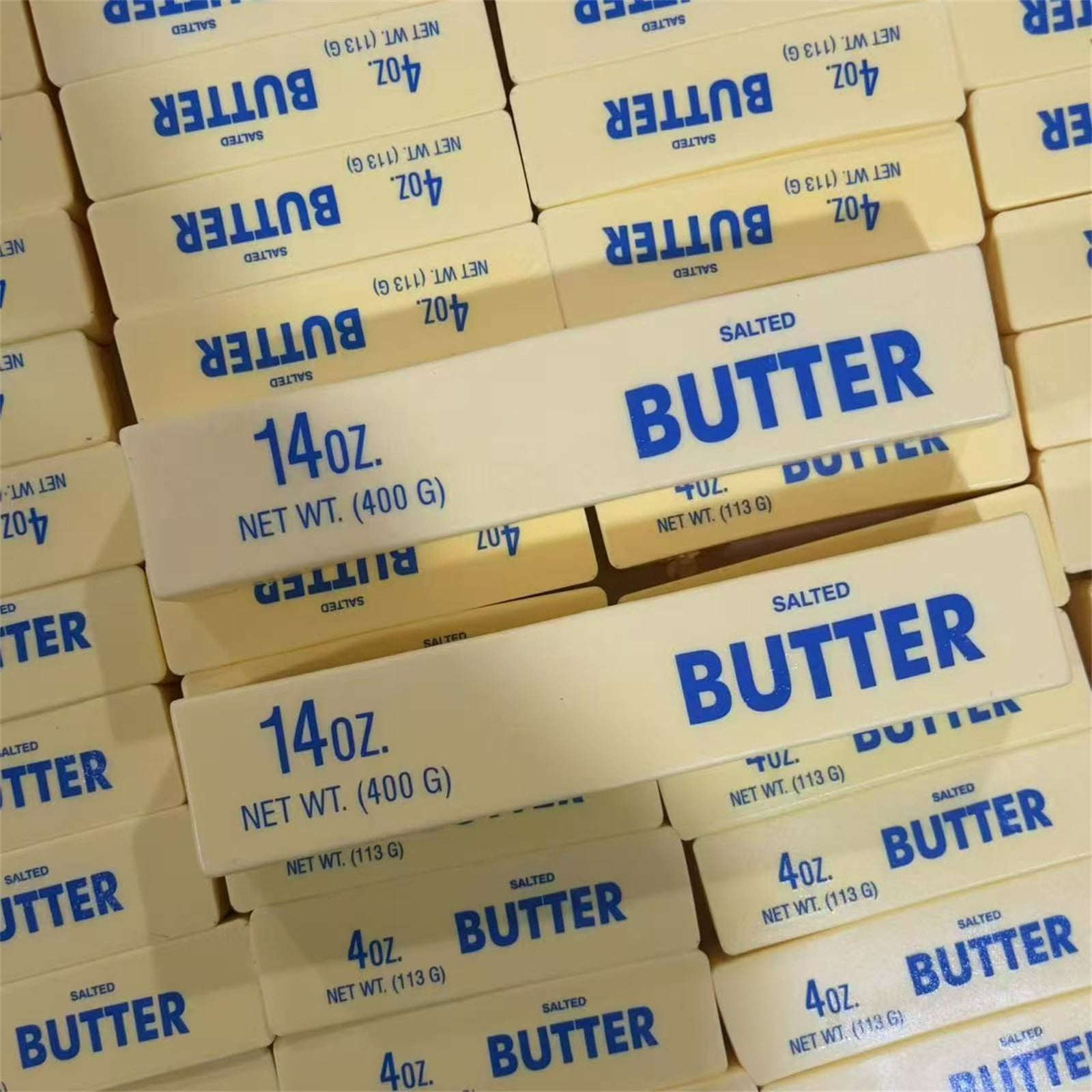 Butter Squishy 14oz Jumbo Squishy Stick of Butter - Realistic Slow Rising Food Fidget for Stress Relief & Anxiety Relaxation