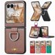 thumbnail image 1 of wonima11 Custom Leather Case for Motorola Razr, Ultra, Plus 2025/2024/2023, Personalized Moto Razr 60/50/40 Ultra Cover with Finger Ring, Shockproof Protective Slim Thin Cases Name Design Black, 1 of 1