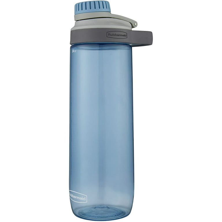 Rubbermaid 20oz Water Bottle with Chug and Straw Lid 2 Pack Cool Gray and  Orchid