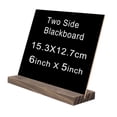 thumbnail image 7 of OUNONA Double-Sided Black Chalkboard with Stand for Weddings, Birthday Parties, Home Decoration, Event Signage, and Message Display, 7 of 7