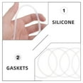 thumbnail image 4 of WEUVEB White Silicone Sealing Gaskets for Water Purifiers, High-Performance Replacement Set of 6 Pieces, 4 of 8