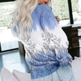 thumbnail image 4 of Dyegold Sweatshirts For Women Loose Fit Vintage Floral Print Long Sleeve T Shirts Fall Fashion 2023 Pullover Tops Sweaters, 4 of 5