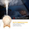 thumbnail image 5 of Humidificadores de luz de luna Difusor de lámpara de luna llena de escritorio Luz de noche de luna LED con función de humidificador de niebla fría JAMW Sencillez, 5 of 5
