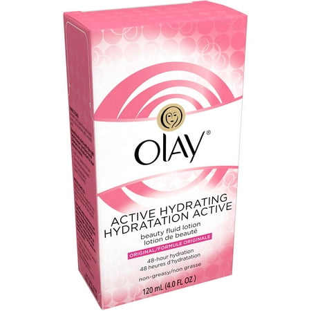 Olay Original Active Hydrating Beauty Fluid, 4 fl oz