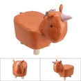 thumbnail image 1 of Footrest Stool, Small Padded Stool Cute Animal Footstool With Soft Padded Cushion For Kids And Adults, 1 of 8