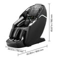 thumbnail image 3 of KFFKFF Dual-Core 4D+3D Full Body Massage Chair with SL Track, Yoga Stretch, Voice Control and Wheels, Perfect for Massaging, Relaxing, 3 of 9