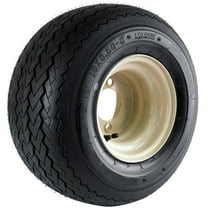 Club Car 8" Beige Tan Golf Cart Tire On Rim - 18X8.50-8 18 x 8.5 x 8 Wheel 4 Lug