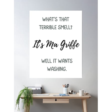 What'S That Terrible Smell...? Victoria Wood Poster Wall Art, Modern Wall Decor For Living Room Bedroom, 8x12 UNFRAMED