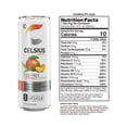 thumbnail image 4 of CELSIUS Fizz Free Peach Mango Green Tea Energy Drink Can 12 fl oz - 3 count, 4 of 5