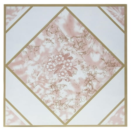 1007 Dynamix Vinyl Tile, 12 by 12-Inch, Pink, Box of 20