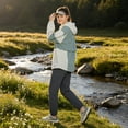 thumbnail image 4 of MERIDIANA Women's Lightweight Jacket - Packable Hooded Windbreaker with Sling Bag, 4 of 6